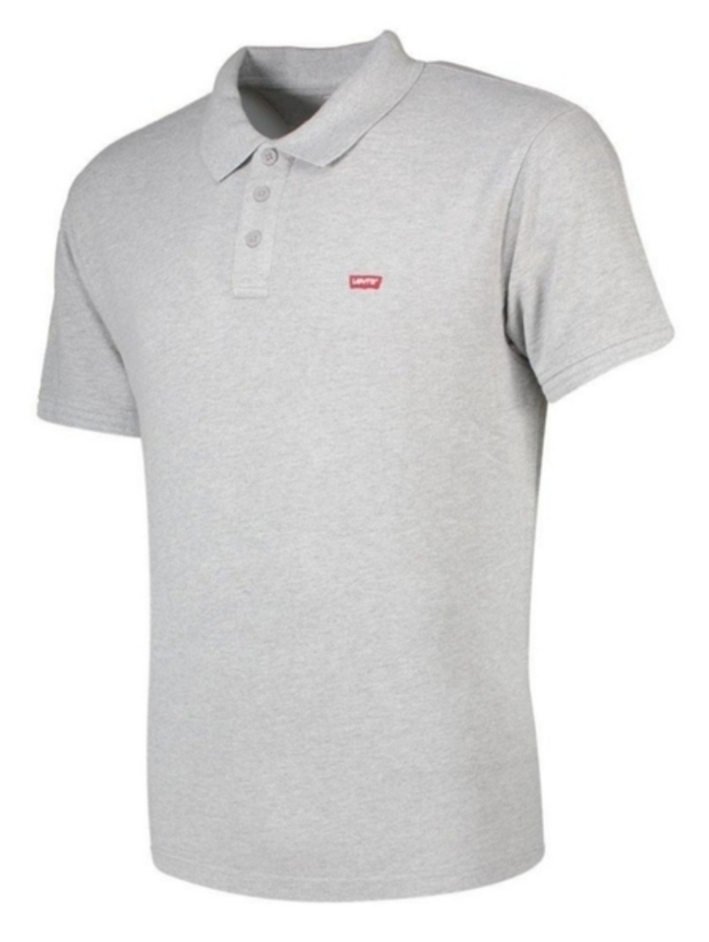 Levi's Heather Gray Polo Shirt Size S - Picture 4 of 5